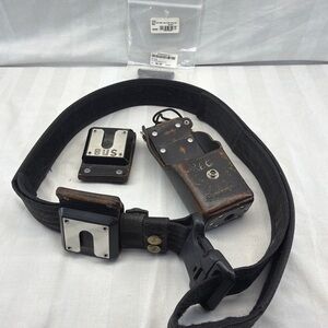 Motorola Black and Silver Belt Holster Set